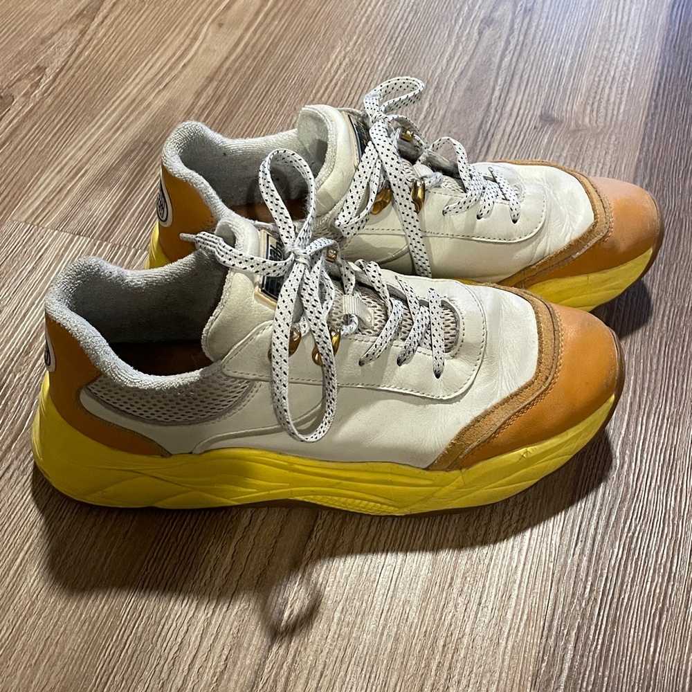 Scotch & Soda Celest sneaker Yellow & White